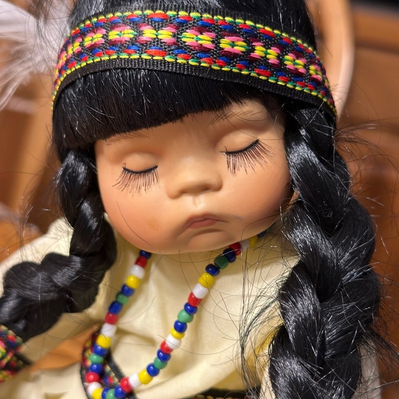 Sleeping Native Girl and her drum - Picture 9 of 11